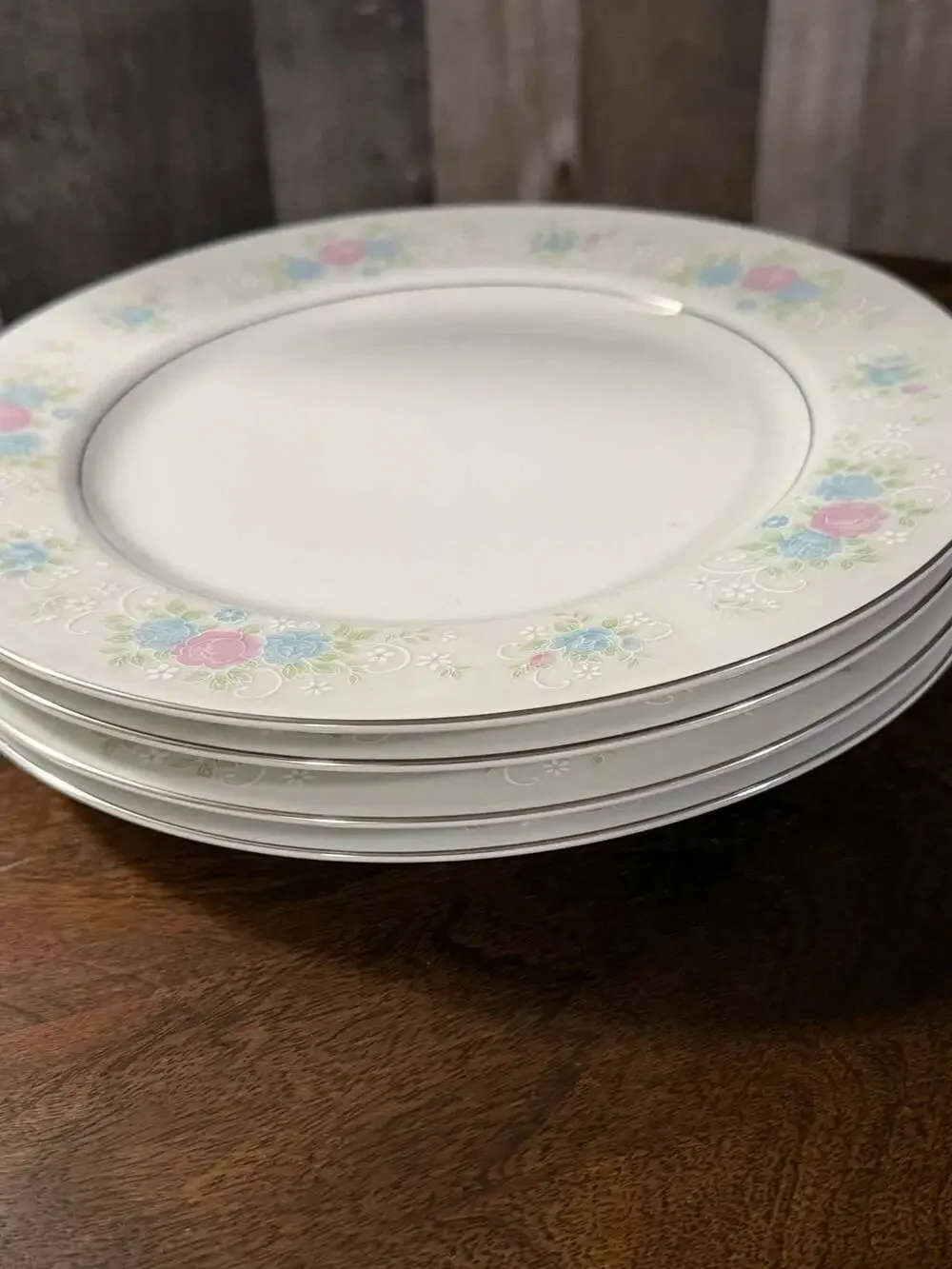 China Garden Prestige Guo Guang Jian Shiang Fine Porcelain Plates Set of 4
